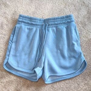 Blue sweat shorts